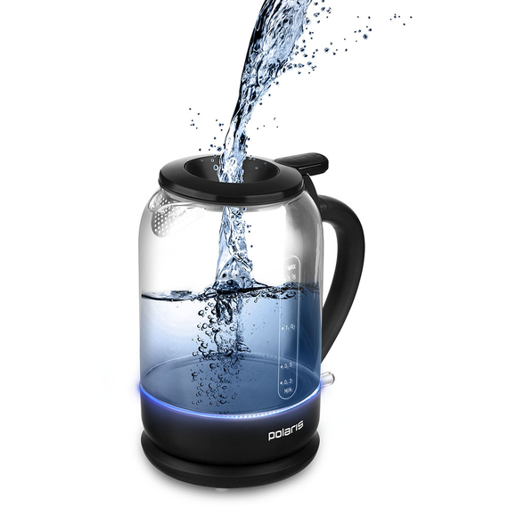 Fierbător electric Polaris PWK 1759CGL, Negru, 2 image