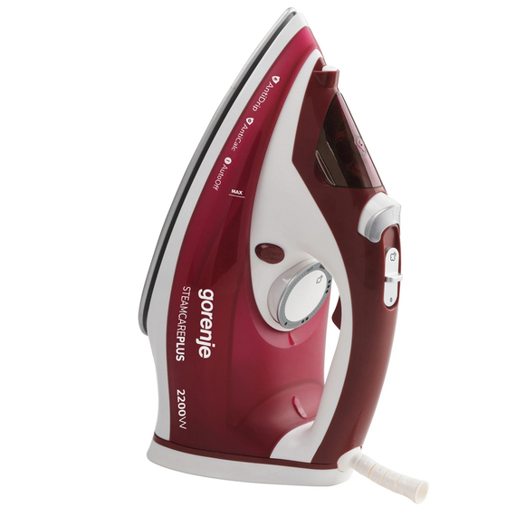 Fier de călcat Gorenje SIH2200RBC, 2200W, Roșu, 4 image