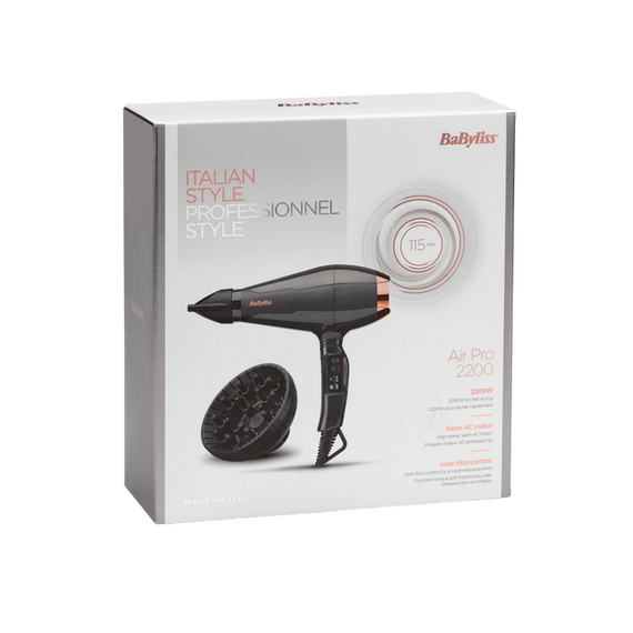 Uscător de păr BaByliss 6719DE, 2200 W, Negru, 8 image