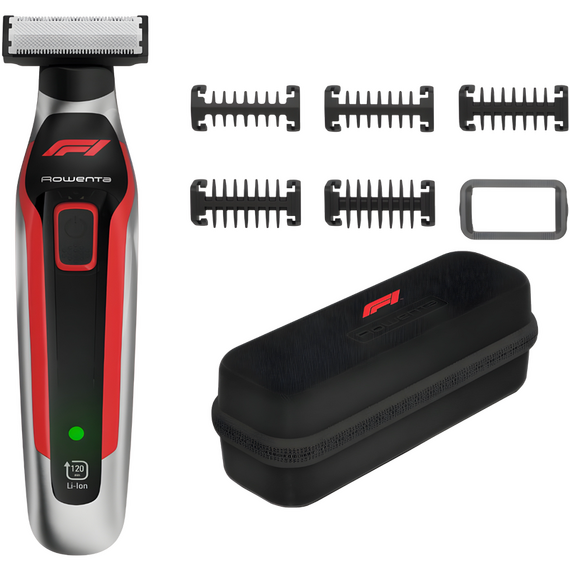 Trimmer pentru bărbați Rowenta TN604MF0, Argintiu | Roșu