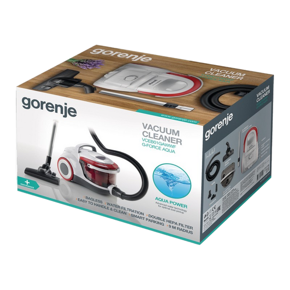 Aspirator Gorenje VCEB01GAWWF, Alb | Roșu, 7 image
