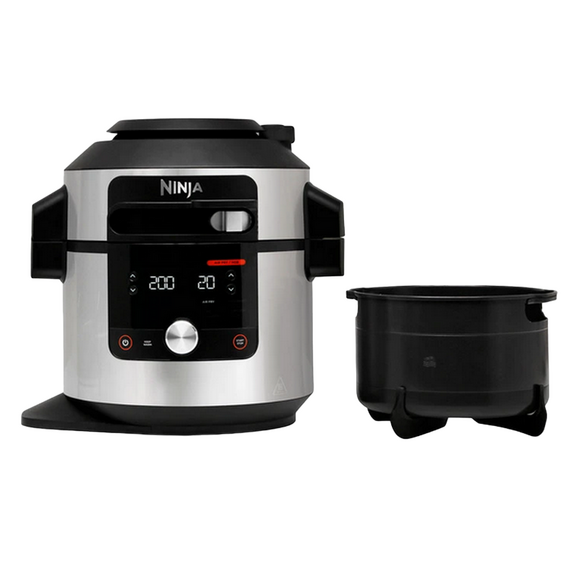 Aparat de gătit multifuncțional sub presiune Ninja OL650EU, Oțel Inoxidabil | Negru, 4 image