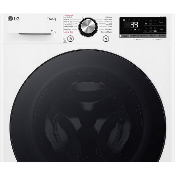 Mașină de spălat LG F4WR711S2W, 11kg, Alb, 4 image