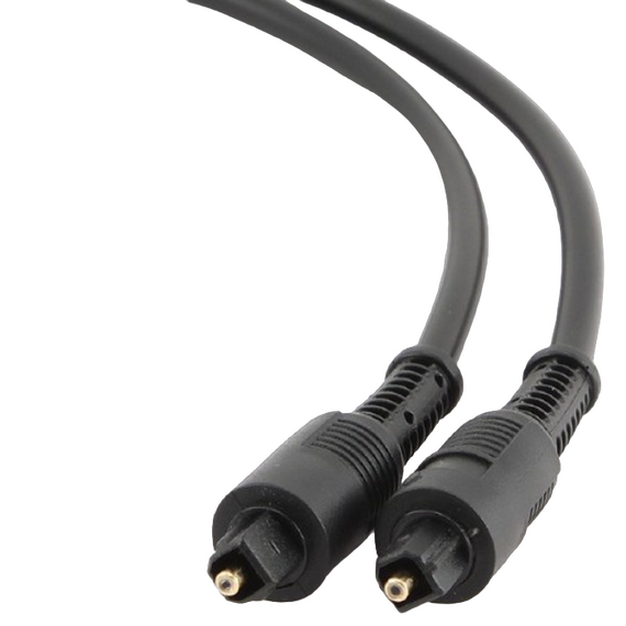 Cablu audio Cablexpert CC-OPT-2M, Toslink - Toslink, 2m, Negru