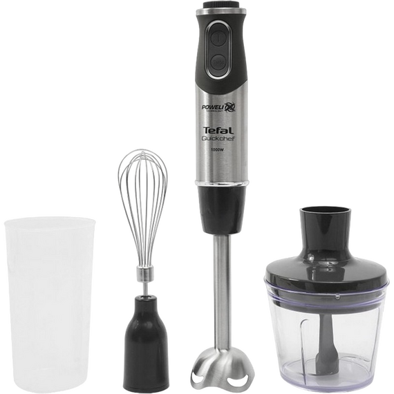 Blender de mână Tefal Quickchef, Negru / Inox