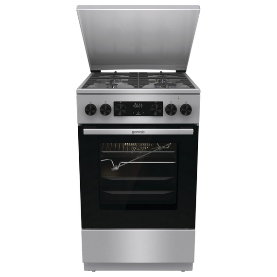 Aragaz Mixt Gorenje GKS5C71XF, Oțel inoxidabil