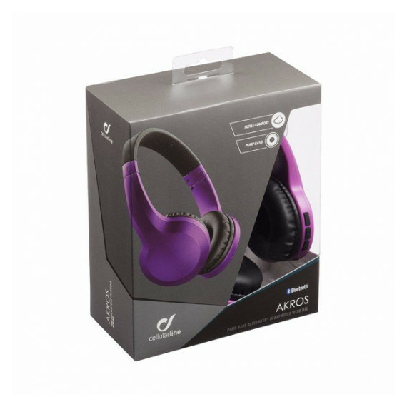 Căști Cellularline Akros Light, Violet, 2 image