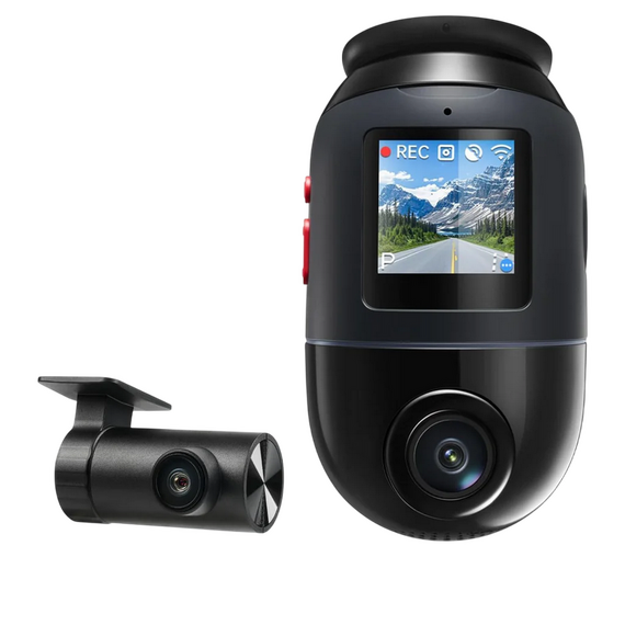 Set Dash Cam față și spate 70mai 4K Omni X800+Rear Cam, Negru