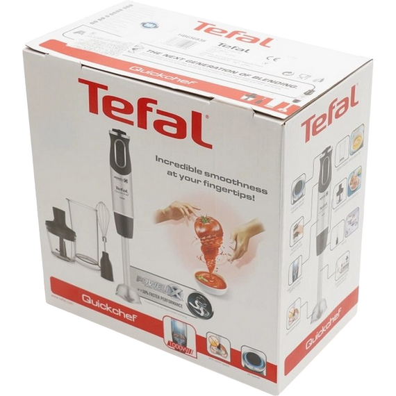 Blender de mână Tefal Quickchef, Negru / Inox, 6 image