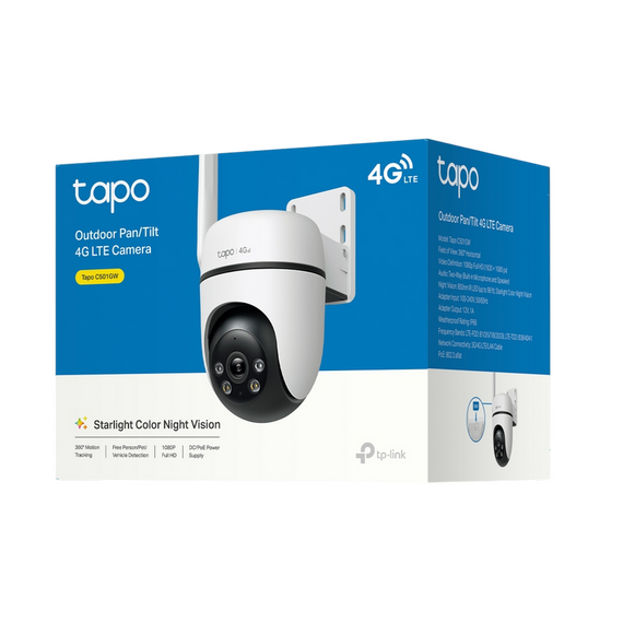 Camera de supraveghere Smart TP-LINK TAPO C501GW, Alb, 3 image