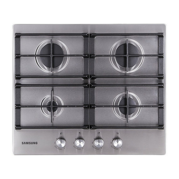 Plită pe gaz Samsung NA64H3010AS/WT, Argintiu, 6 image