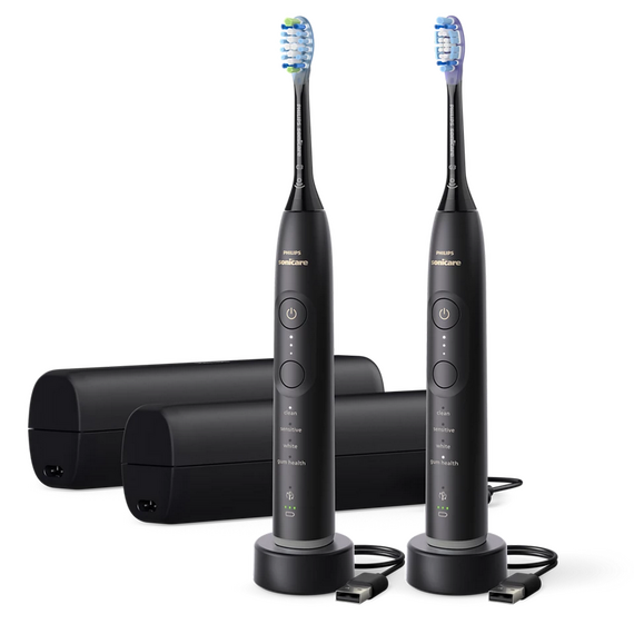 Periuța de dinți electrică sonică Philips HX7429/03, Negru