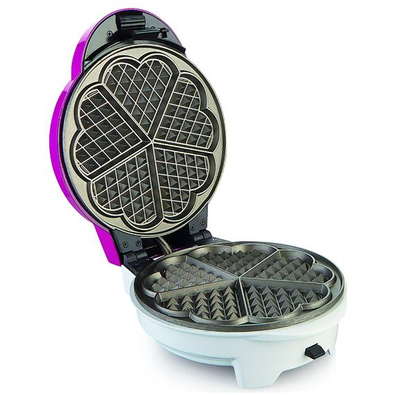 Aparat de preparat waffle Gorenje WCM702PR, Violet | Alb, 3 image