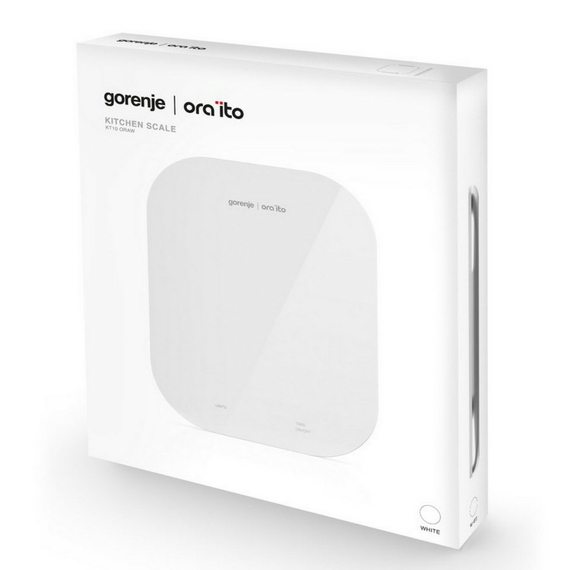 Cântar electronic de bucătărie Gorenje Ora ito KT10 ORAW, Alb, 6 image