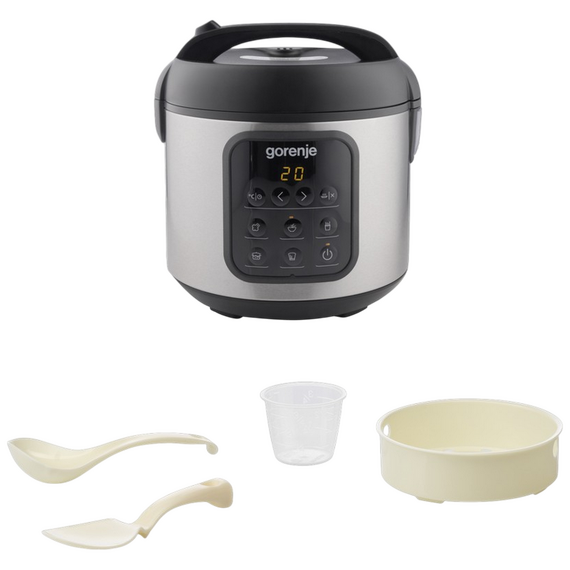 Aparat de gătit multifuncțional Gorenje MC2SBK, Oțel Inoxidabil | Negru, 2 image