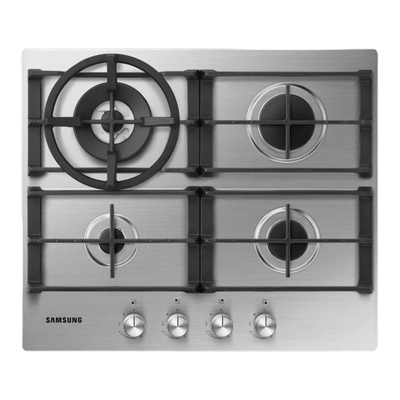 Plită pe gaz Samsung NA64H3030AS/WT, Oțel inoxidabil, 2 image