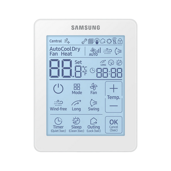 Telecomanda pentru aparat de aer conditionat Samsung MWR-SH11N, Alb, 9 image