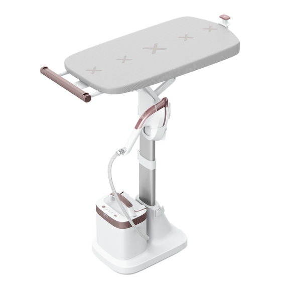 Aparat de călcat cu aburi staționar Tefal QT1811E0, Alb | Roz, 3 image