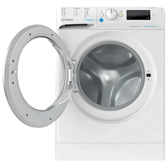 Mașină de spălat Indesit BWSE 71295X WSV, 7kg, Alb, 2 image