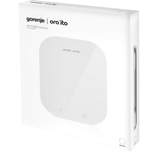 Cântar electronic de bucătărie Gorenje Ora ito KT10 ORAW, Alb, 2 image