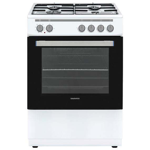 Aragaz Mixt Daewoo F66CGNTE22WNM, Alb