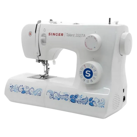 Mașină de cusut Singer 3327A, Alb | Albastru, 3 image