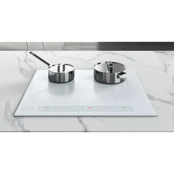 Plită cu inducție Whirlpool WL S5360 BF/W, Alb, 5 image