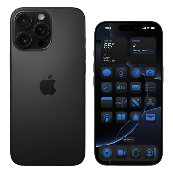 Apple iPhone 16 Pro 128GB, Black Titanium, 2 image