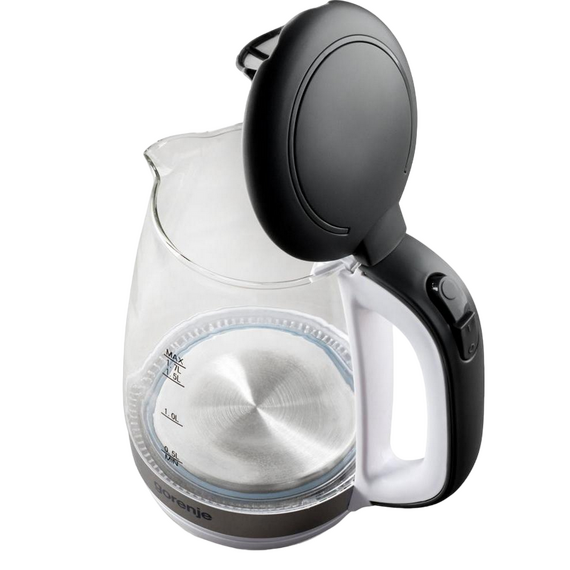 Fierbător electric Gorenje K17GXG, Oțel Inoxidabil | Negru, 3 image