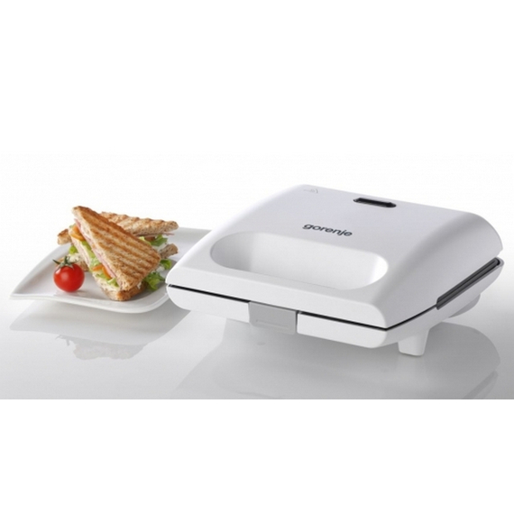 Aparat pentru sandwich Gorenje SM701GCW, Alb, 3 image