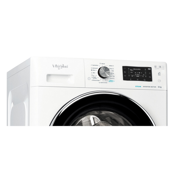 Mașină de spălat Whirlpool FFD 8489 BCV EE, 8kg, Alb, 2 image