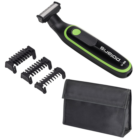 Trimmer pentru bărbați Polaris PHC 0303RB, Negru | Verde, 4 image