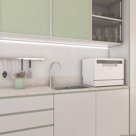 Mașină de spălat vase Candy CP 6E51LW, Alb, 7 image