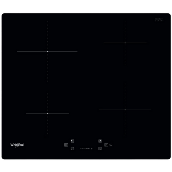 Plită cu inducție Whirlpool WS QS460 NE, Negru