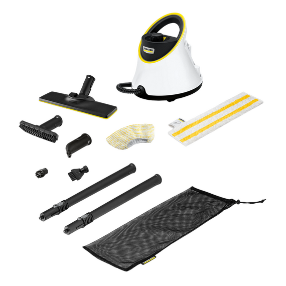 Aparat de curățat cu abur Karcher SC 2 Deluxe EasyFix 1.513-400.0, Alb