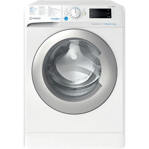 Mașină de spălat Indesit BWE 91496X WSV EE, 9kg, Alb