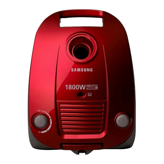 Aspirator Samsung VCC4181V37/SBW, Roșu, 3 image