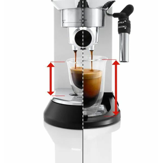 Cafetiera manuala DeLonghi Dedica Pump Espresso, 1300W, Alb, 7 image