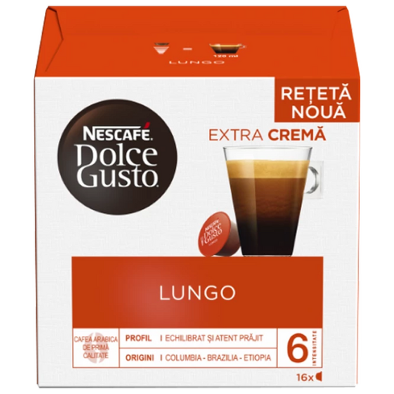 Cafea Nescafe Dolce Gusto Caffe Lungo, 16 cap.