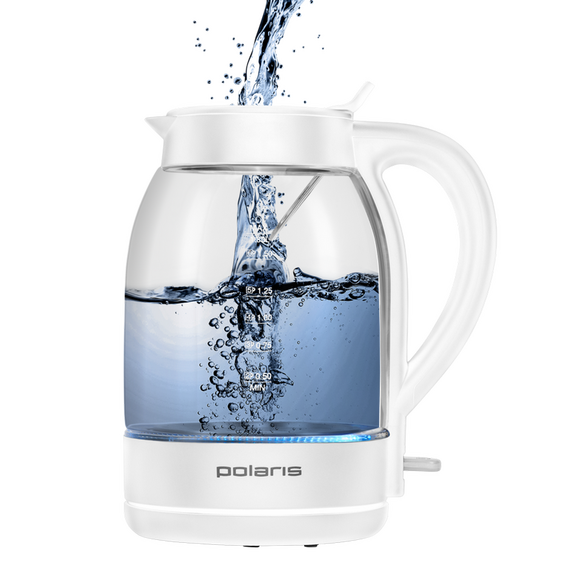 Fierbător electric Polaris PWK 1797CGL, Alb, 2 image