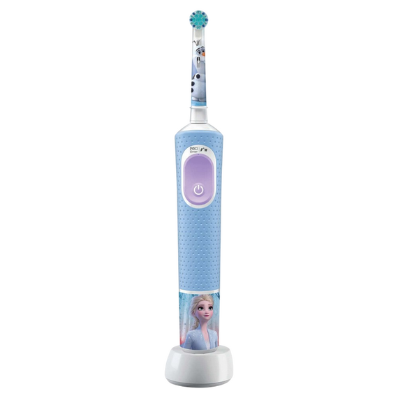 Periuță de dinți electrică Braun Oral-B Vitality PRO Kids Frozen, Albastru deschis