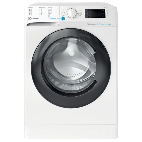Mașină de spălat Indesit BWSE 71295 X WBV EU, 7kg, Alb, 3 image