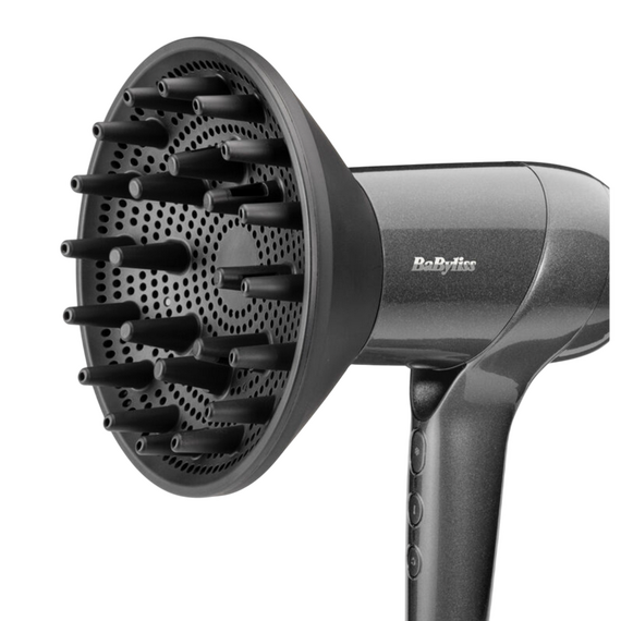 Uscător de păr BaByliss D6200DE, 1600W, Gri, 2 image
