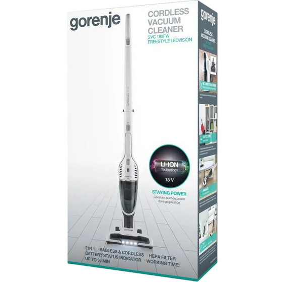 Aspirator Vertical Gorenje SVC180FW, Alb, 3 image