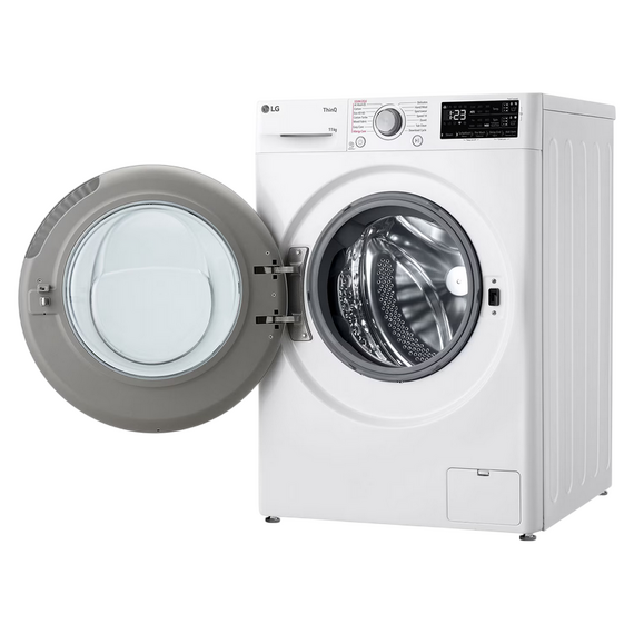 Mașină de spălat LG F4WR311S1WA, 11kg, Alb, 7 image