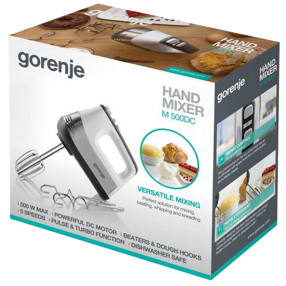 Mixer Manual Gorenje M500DC, Alb | Argintiu, 5 image
