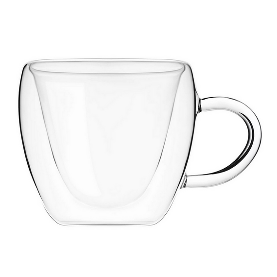 Set cupe Ardesto AR2625GHL, 250 ml, 2 bucs, Transparent