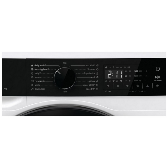 Mașină de spălat Gorenje WNHA74SASEU, 7kg, Alb, 2 image