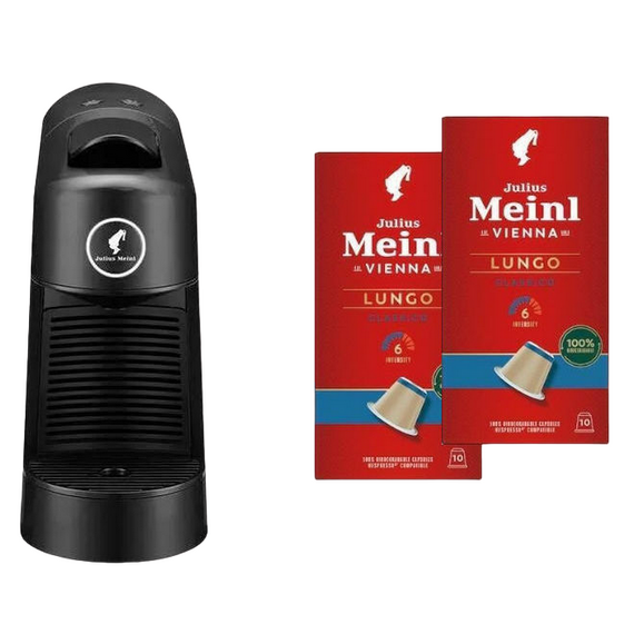 Cafetieră cu capsule Julius Meinl Inspresso Pinta, 1400W, Negru