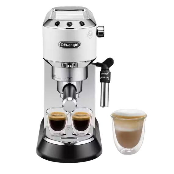 Cafetiera manuala DeLonghi Dedica Pump Espresso, 1300W, Alb, 3 image